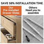 47-Inch 6-Drawer Dresser with Wood Finish