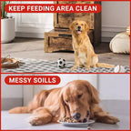 Dog Food Storage Cabinet with Feeding Station