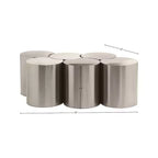 Dimple Hexagon Iron Coffee Table