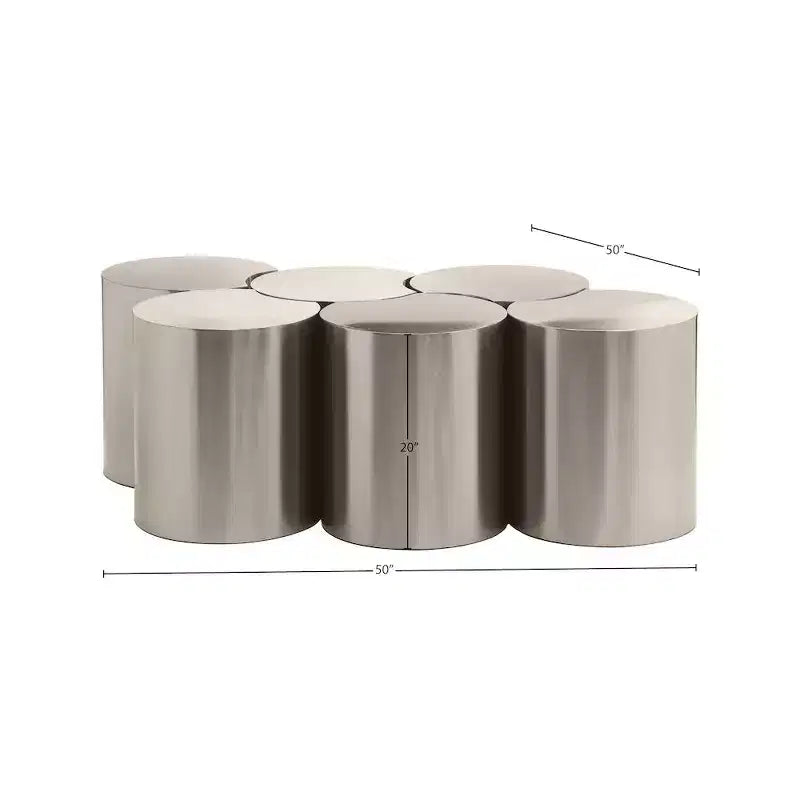 Dimple Hexagon Iron Coffee Table