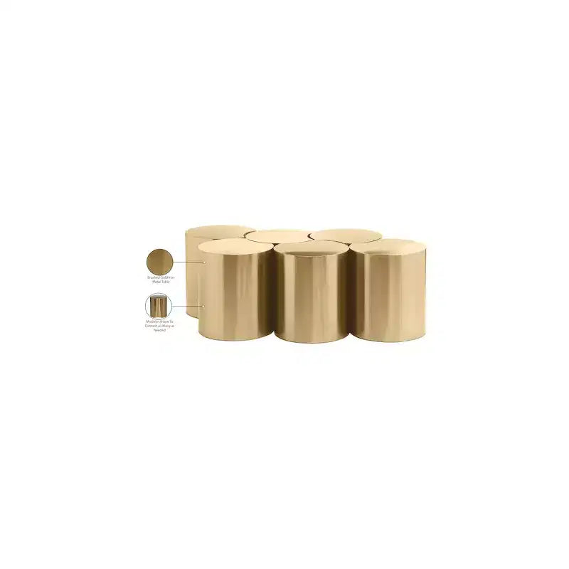 Dimple Hexagon Iron Coffee Table