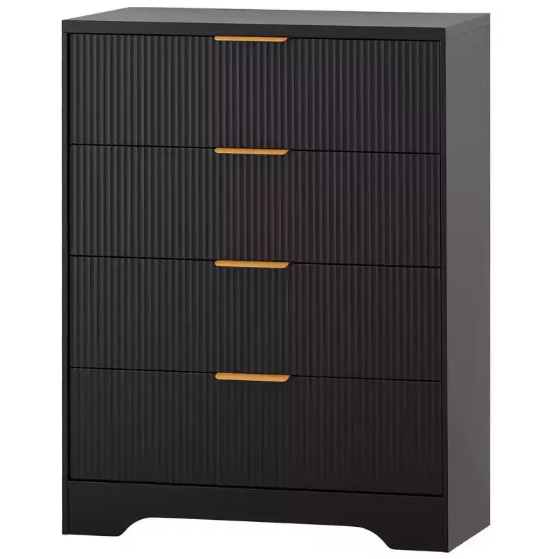 GustoWave Modern 4 Drawer Dresser