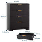 Modern 4-Drawer Dresser