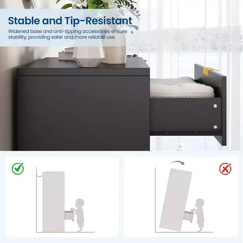 Modern 4-Drawer Dresser