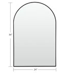 Arch Wall Mirror – Aluminum Alloy Thin Edge, 36x24in
