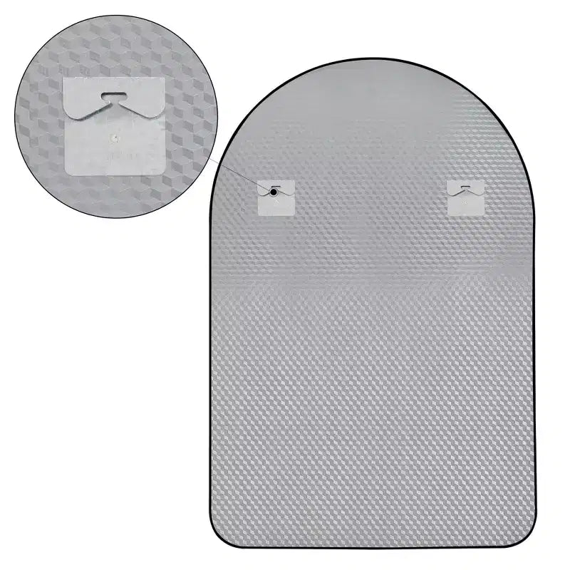 Arch Wall Mirror – Aluminum Alloy Thin Edge, 36x24in