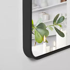 Arch Wall Mirror – Aluminum Alloy Thin Edge, 36x24in