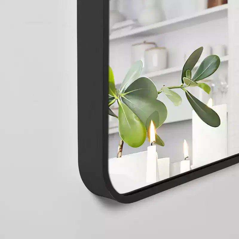 Arch Wall Mirror – Aluminum Alloy Thin Edge, 36x24in