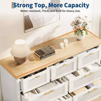 7-Drawer Dresser with Fluted Design