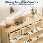 7-Drawer Dresser with Fluted Design