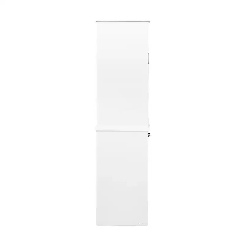 Modern 31.5'' Laundry Cabinet with 2 Tilt-Out Hampers, Door and Shelves