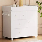 Baby Dresser with Changing Table Top and Storage Drawers