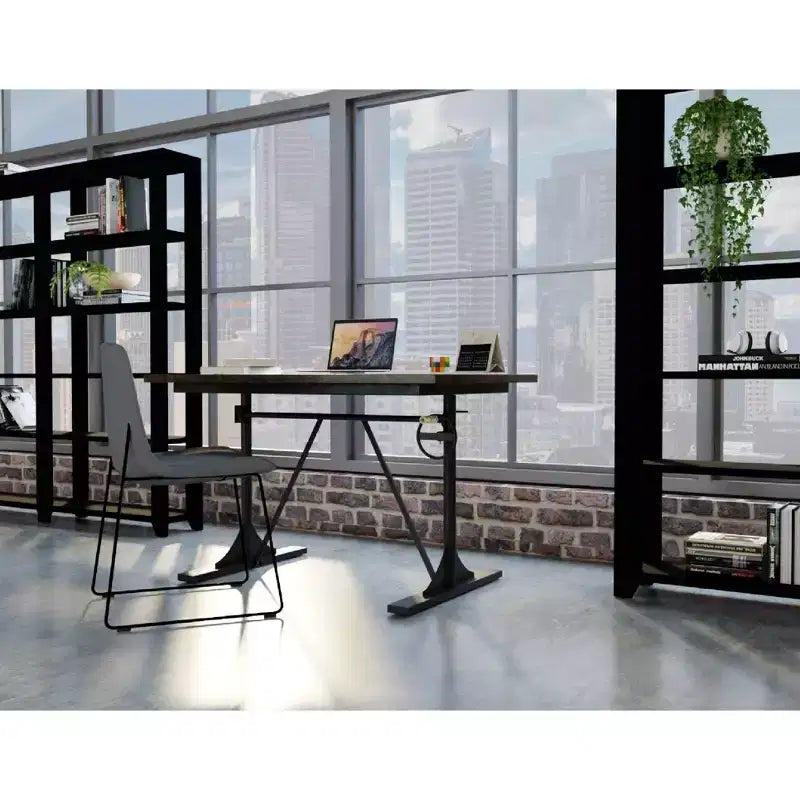Adjustable Dining Table - Black