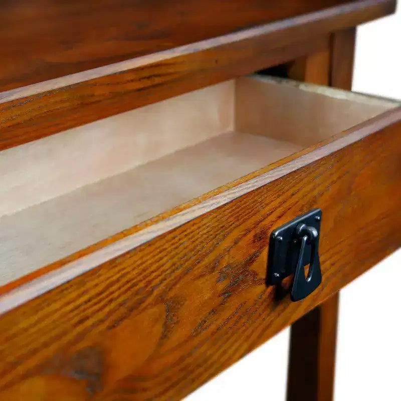 Mission Hall Stand - Russet Finish