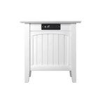 Nantucket Chair Side Table with Built-In Charger