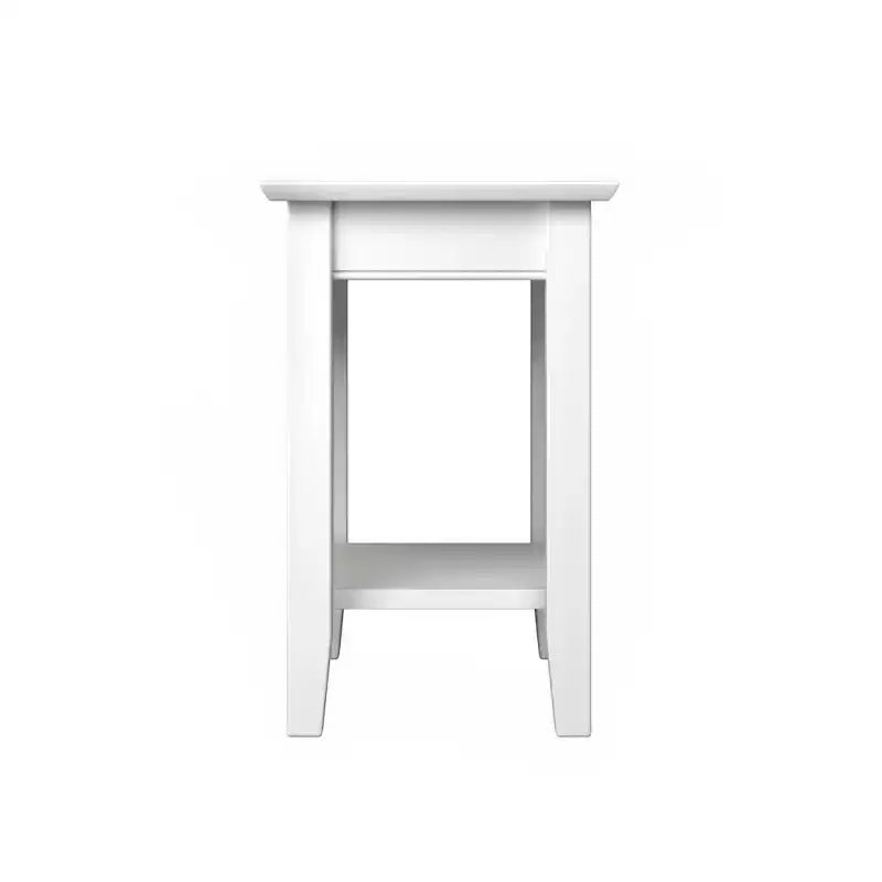 Nantucket Chair Side Table with Built-In Charger