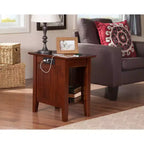 Nantucket Chair Side Table with Built-In Charger