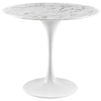 Lippa Round Artificial Marble Dining Table - Modway