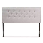 Modern Fabric Upholstered Headboard – Beige