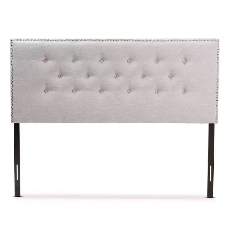 Modern Fabric Upholstered Headboard – Beige