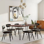 Rectangular Dining Table with Mango Wood Top