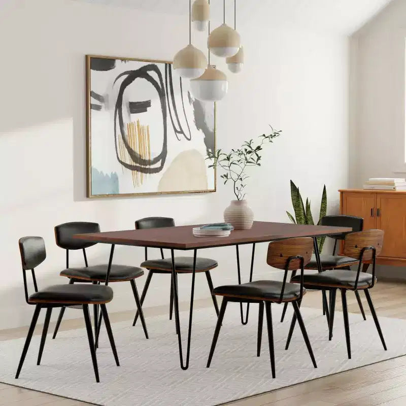 Rectangular Dining Table with Mango Wood Top