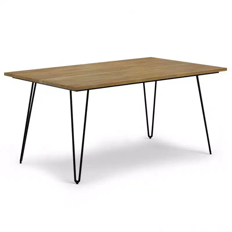 Rectangular Dining Table with Mango Wood Top